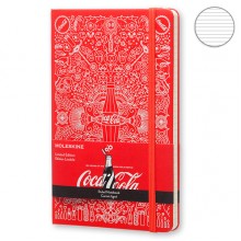 Блокнот Moleskine Coca-Cola средний красный LECOQP060