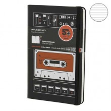 Блокнот Moleskine Audiocassette A5 Линия Черный