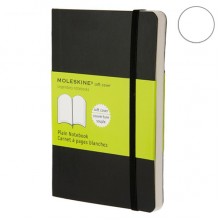 Записная Книжка Moleskine Classic A6 Чистые листы Черная Мягкая Обложка