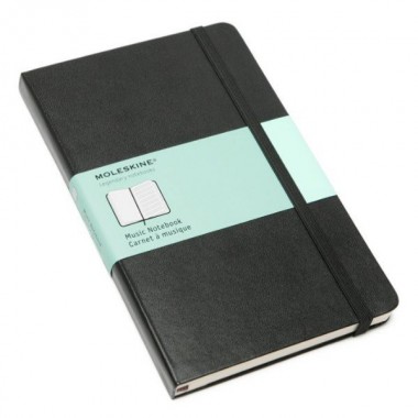 Артбук Moleskine Classic Средний A5 с нотным станом