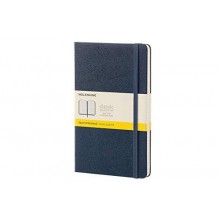 Блокнот Moleskine Classic Средний A5 Твердая Обложка Клетка Сапфир