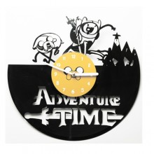 Виниловые часы "Adventure time"