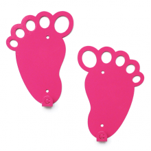 Вешалки Glozis Вешалка настенная Glozis Feet Pink