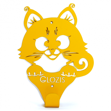 Вешалки Glozis Вешалка настенная Glozis Kitty Yellow