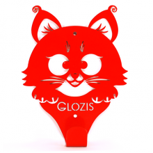 Вешалки Glozis Вешалка настенная Glozis Kitty Red