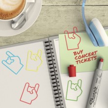 Скрепки для бумаг Clip Heroes Rocket Design
