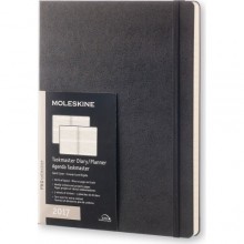 Планировщик вертикальный с заметками Moleskine Taskmaster 2017 большой B5