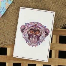 Обложка для паспорта "Ethnic monkey" + блокнотик