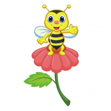 Наклейки интерьерные Glozis Виниловая Наклейка Glozis Bee on a Flower