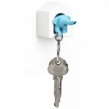 Ключница настенная с брелком для ключей Elephant Qualy Синий
