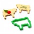 Форма для бутербродов Cow Party Animals Peleg Design