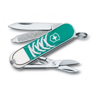 Нож Victorinox CLASSIC "Sneakers" зеленый