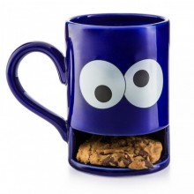 Чашка с отделением для печенья Monster Cookie Cup Donkey Синяя