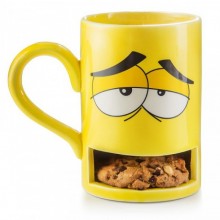 Чашка с отделением для печенья Monster Cookie Cup Donkey Желтая