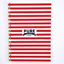 Cкетчбук Pure Books красный