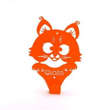 Вешалки Glozis Вешалка настенная Glozis Kitty Orange