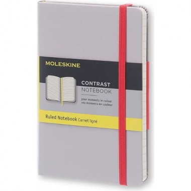 Записная книжка Moleskine Contrast карманная линия астра